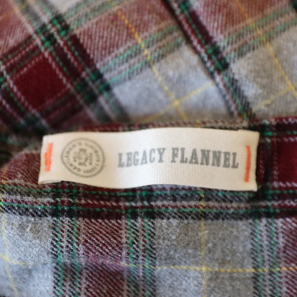 St John's Bay Quality Menswear 100% Cotton Flannel Plaid Button Down Size Medium - Picture 14 of 15